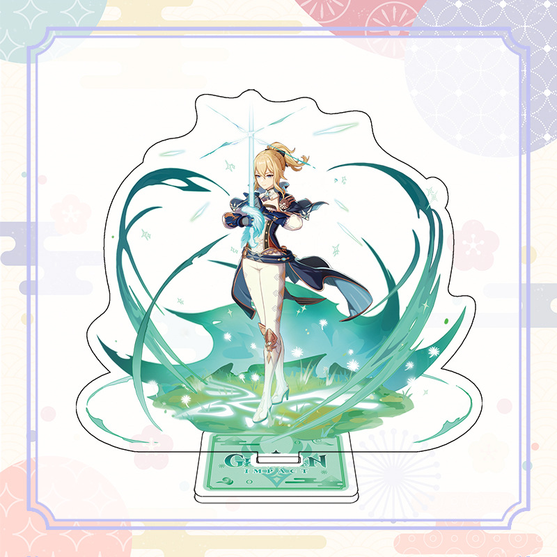 Genshin Impact anime Standing Plates 15cm