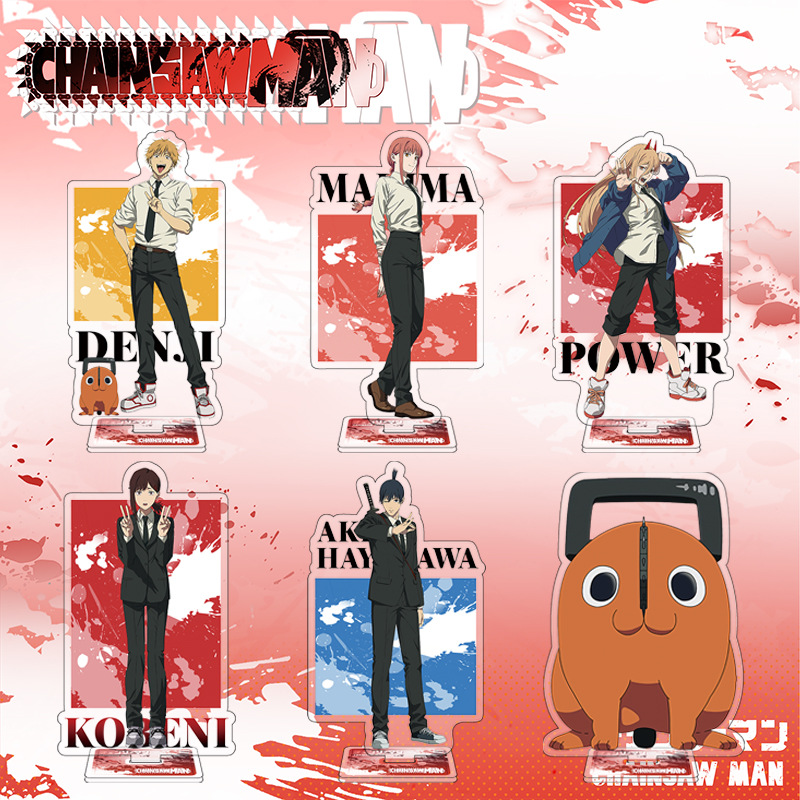 chainsaw man anime Standing Plates 15cm