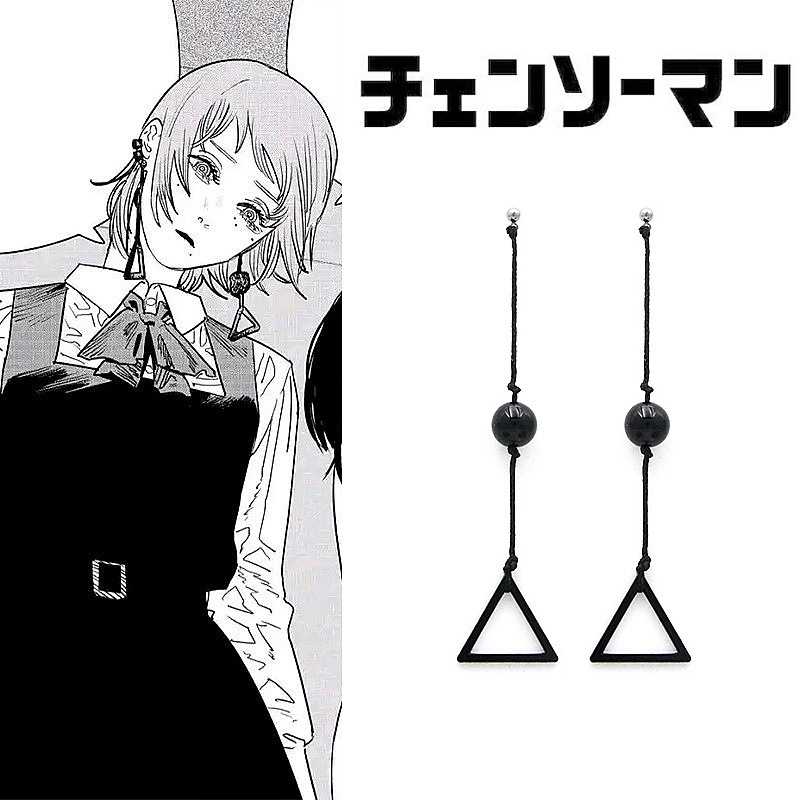 chainsaw man anime earing
