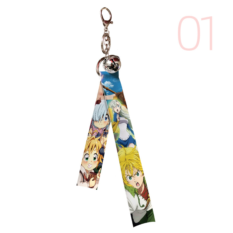 seven deadly sins anime keychain