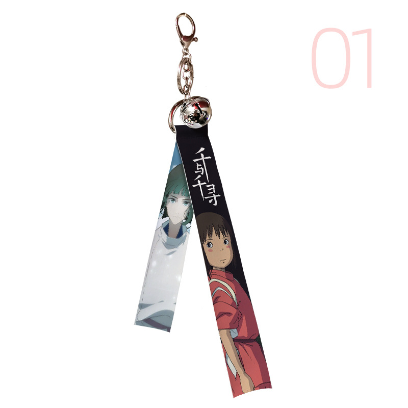 spirited away anime keychain