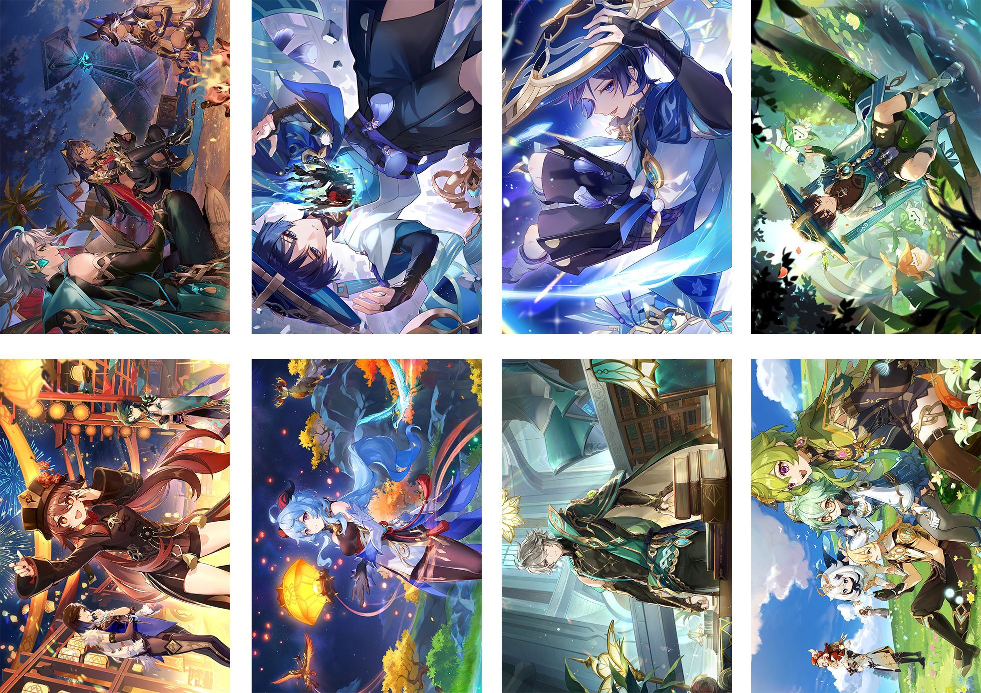 genshin impact anime poster