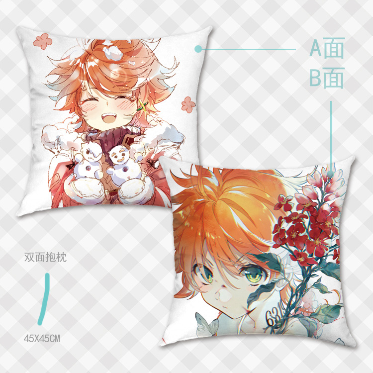 The Promised Neverland anime pillow cushion 45*45cm