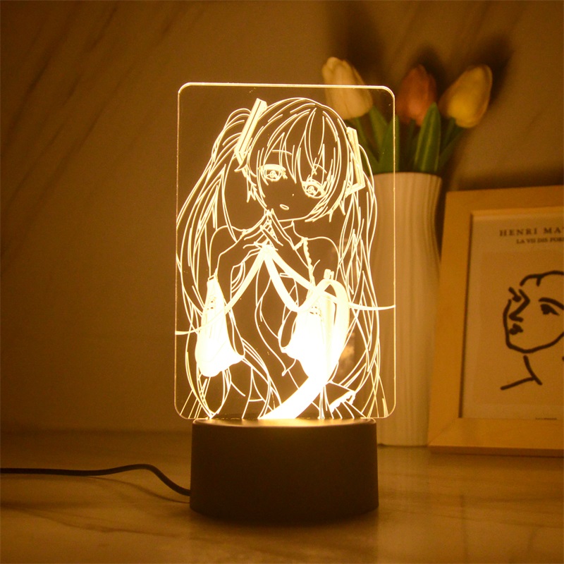 Hatsune Miku anime  7 colours LED light