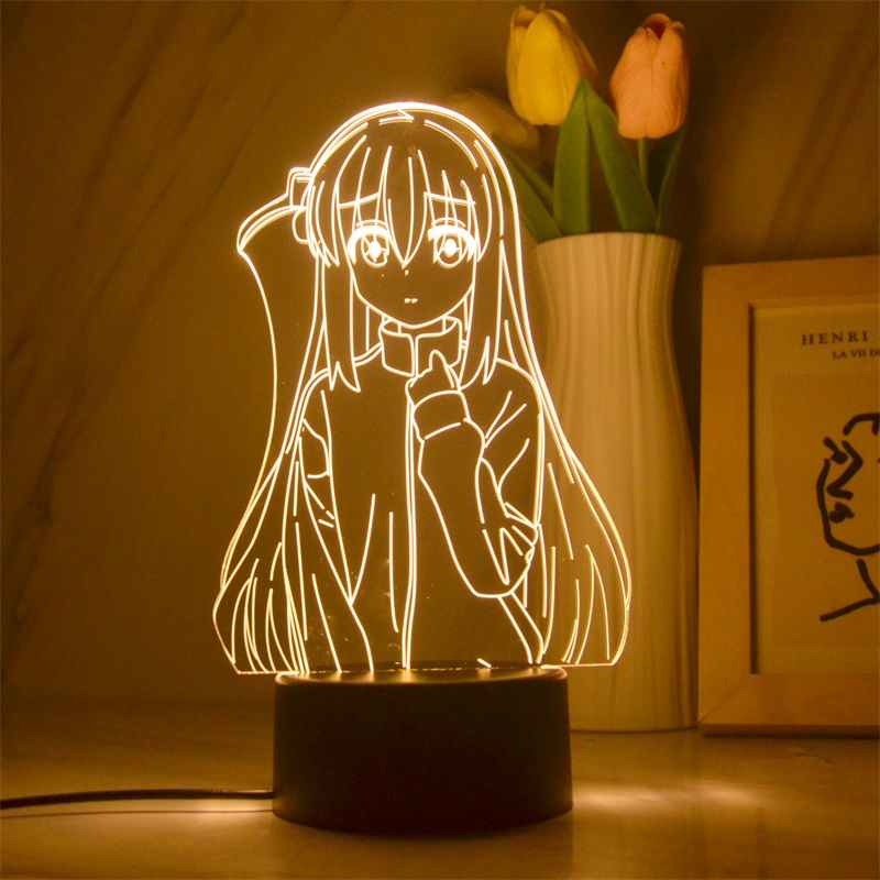 Bocchi the rock anime 7 colours LED light