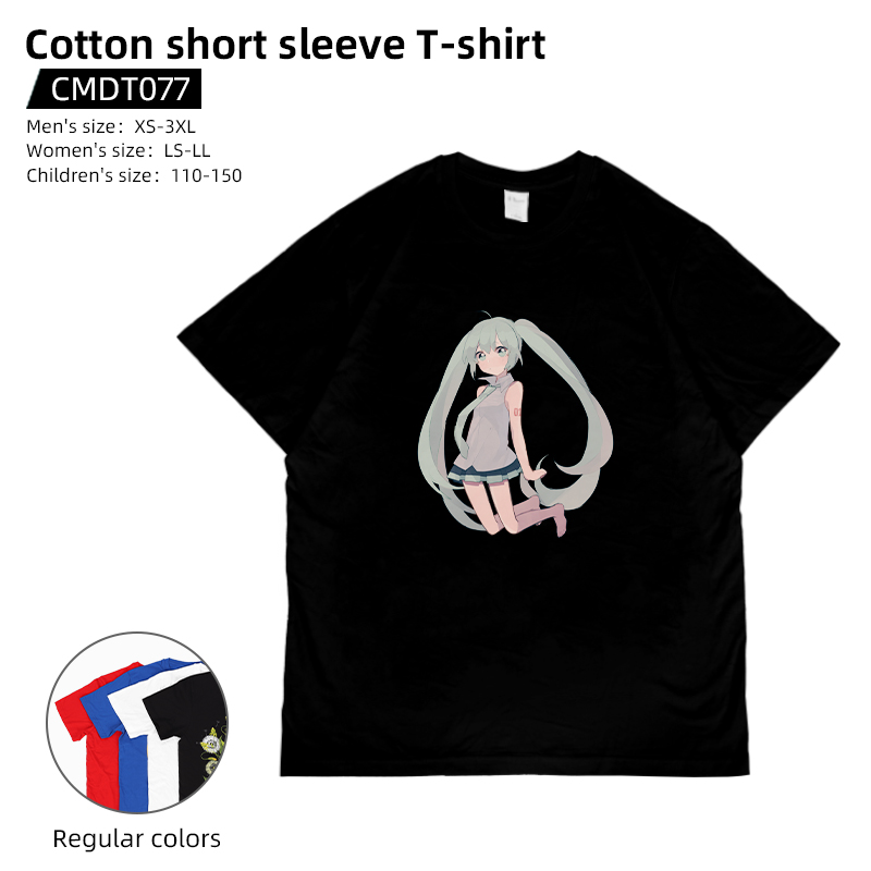 Hatsune Miku anime T-shirt