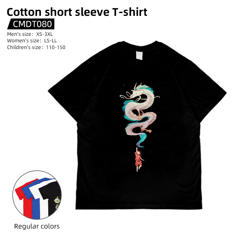 spirited away anime T-shirt