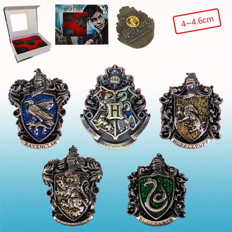 Harry Potter anime pin 5 pcs a set