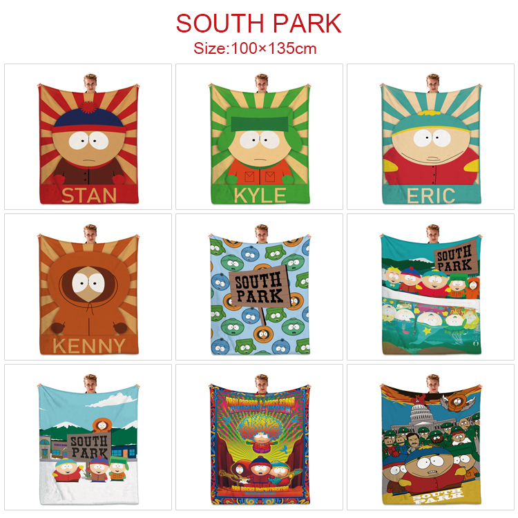 south park anime anime blanket 100*135cm