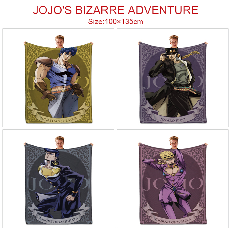 JoJos Bizarre Adventure anime blanket 100*135cm