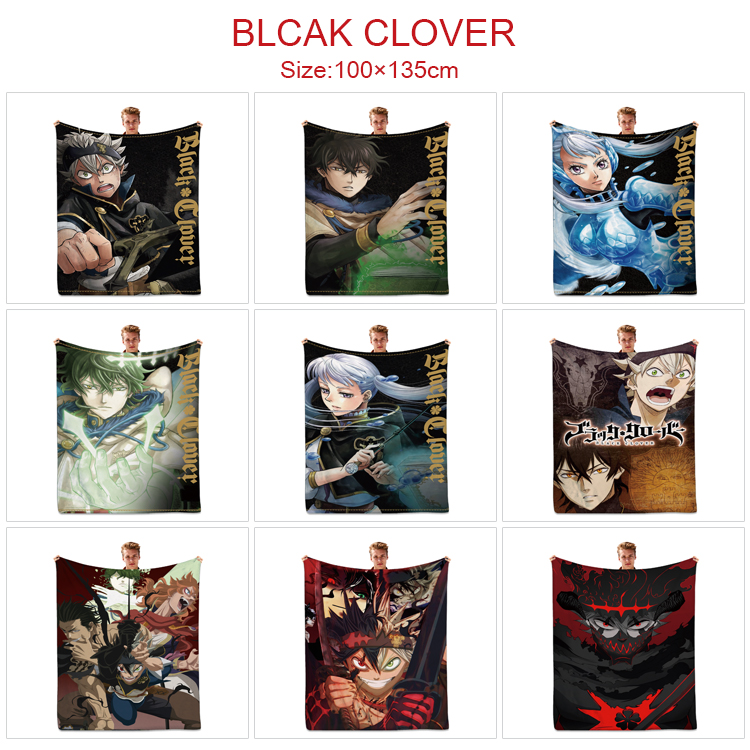 Black Clover anime blanket 100*135cm