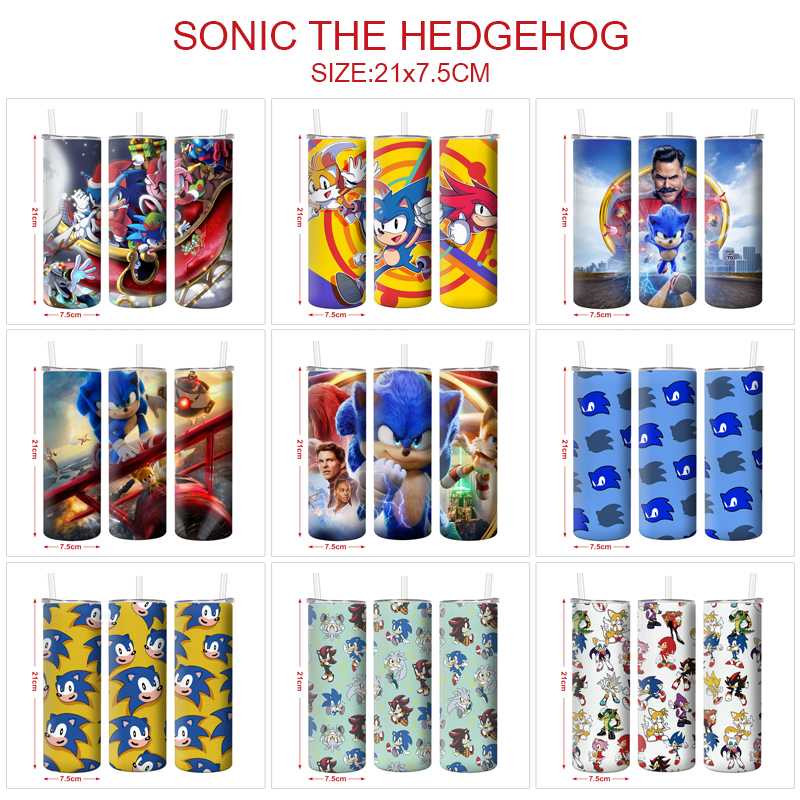 Sonic anime vacuum cup
