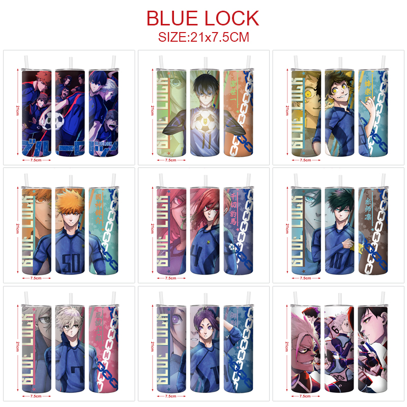 Blue Lock anime vacuum cup