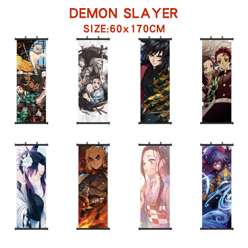 demon slayer kimets anime wallscroll 60*170cm