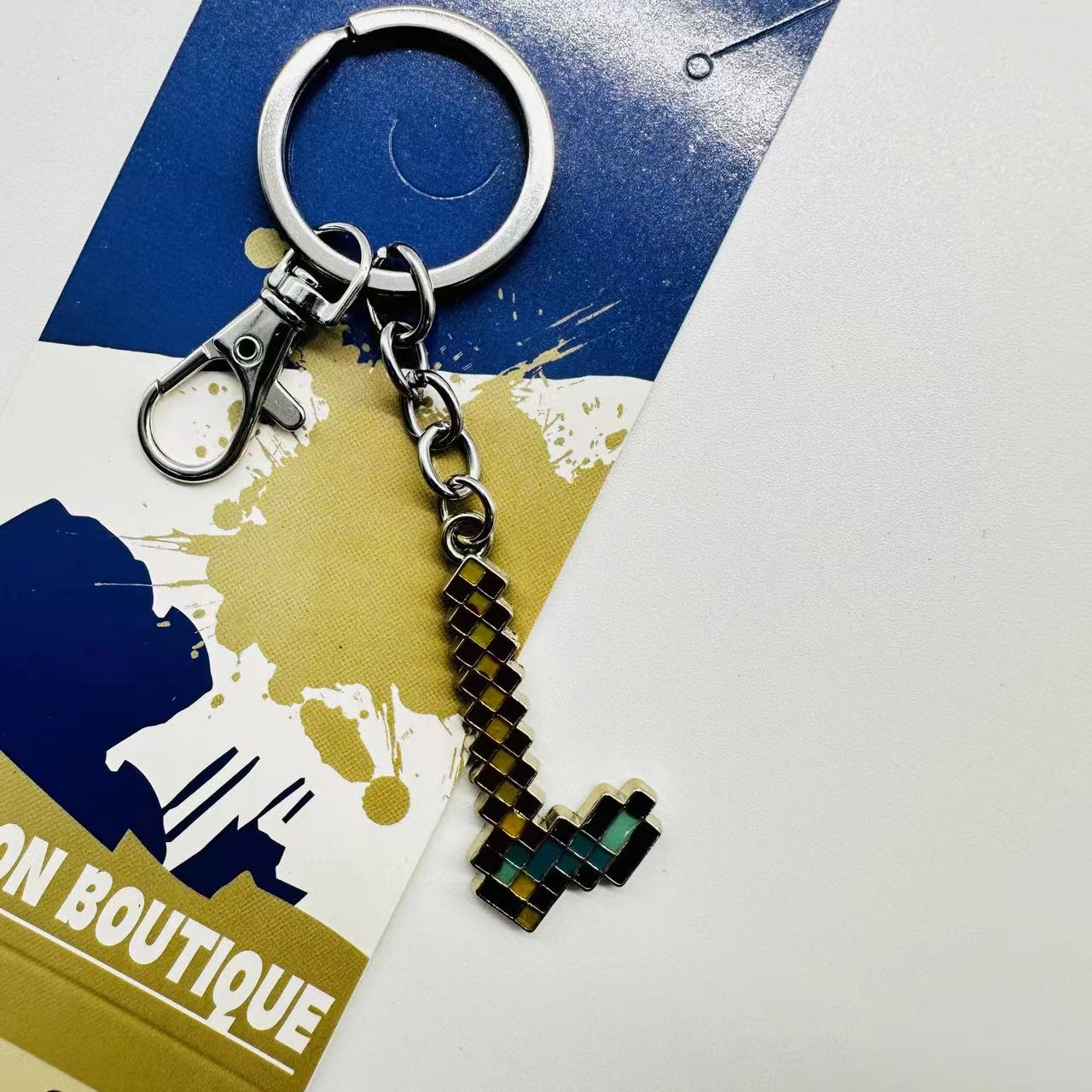Minecraft anime keychain