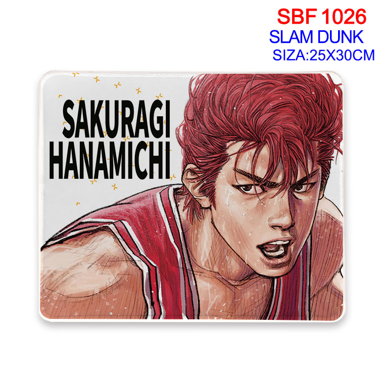 Slam dunk anime Mouse pad 25*30cm