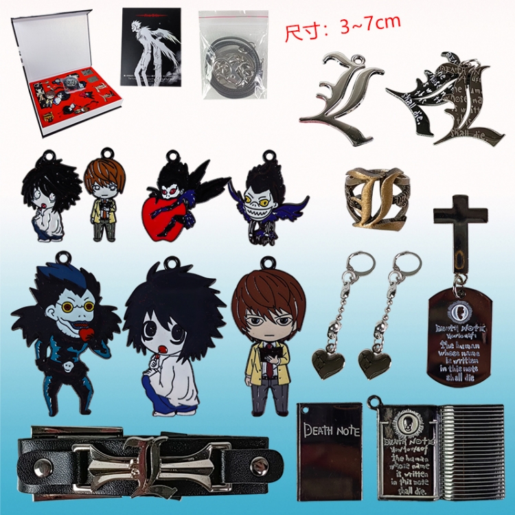 Death Note anime Necklace+Bracelet  15 pcs a set