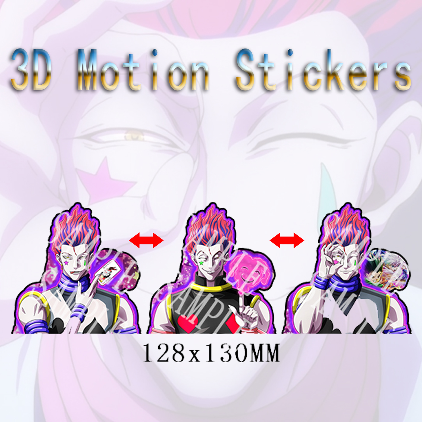 Hunter x Hunter anime 3d sticker