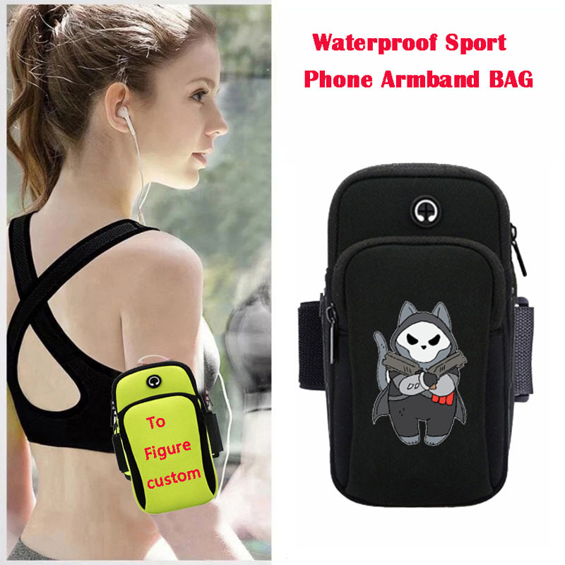 Overwatch anime wateroof sport phone armband bag