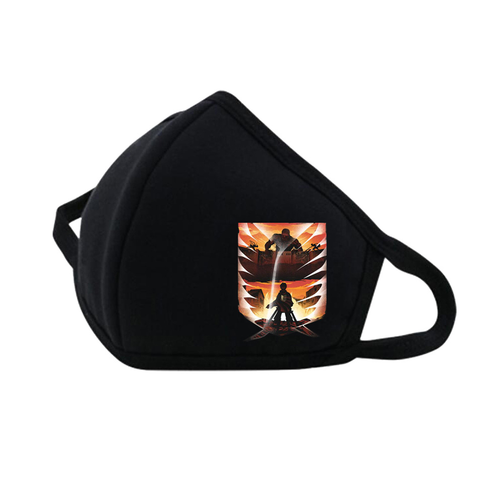 Attack On Titan anime winter thermal mask