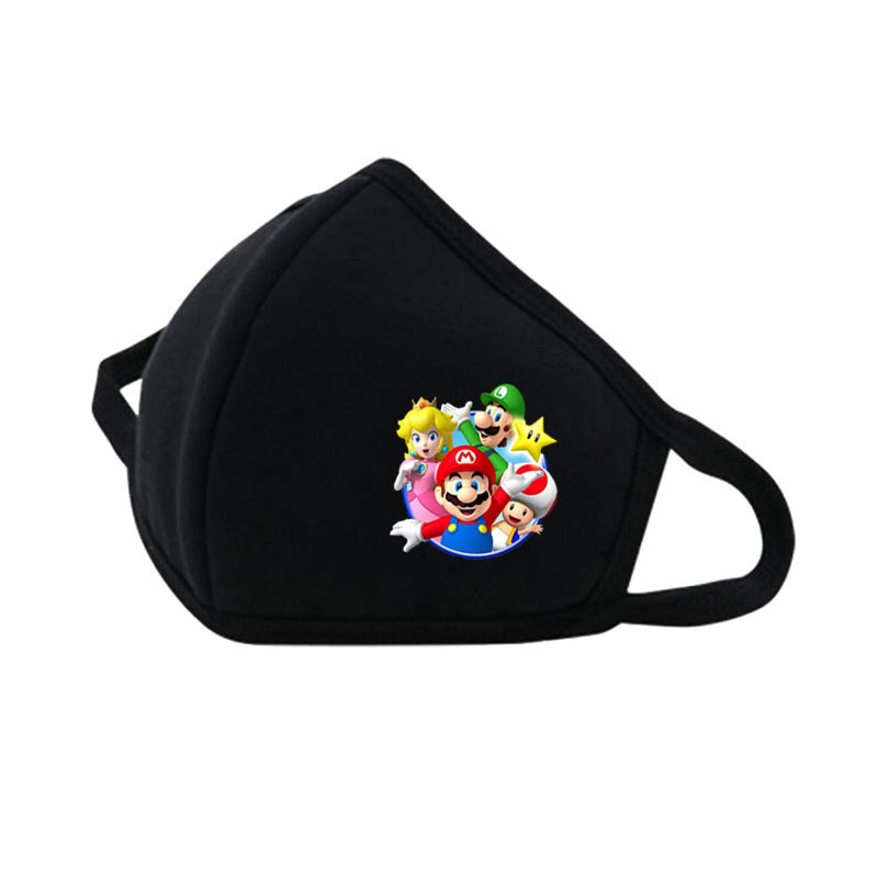 super Mario anime winter thermal mask