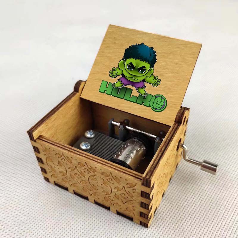 Avengers anime hand operated music box