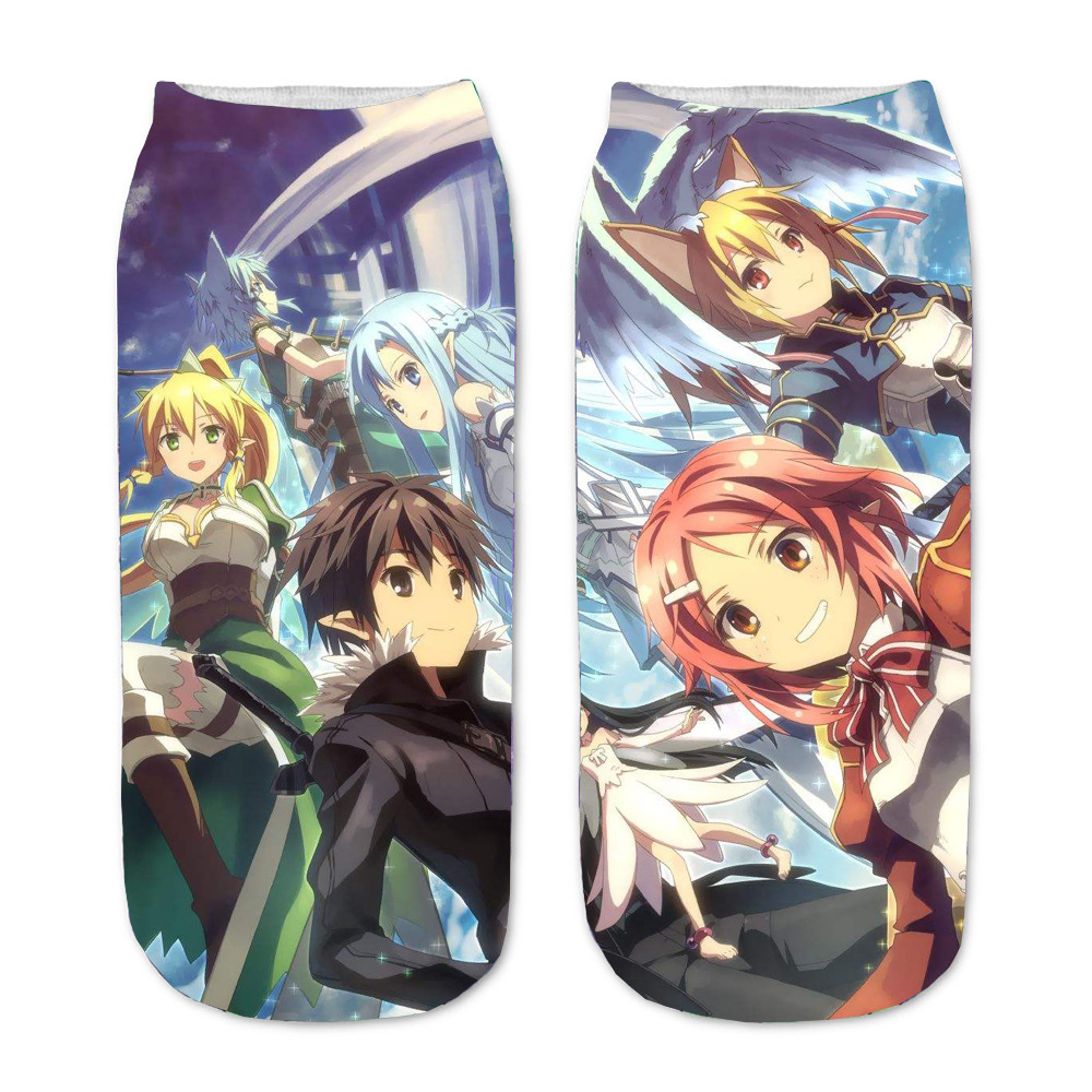 sword art online anime socks