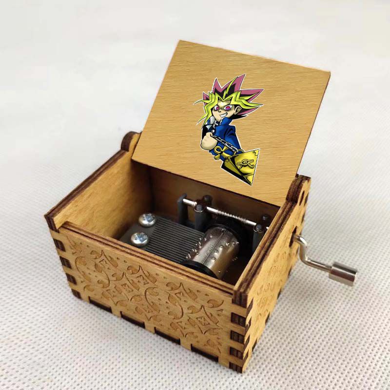 Yu Gi Oh anime hand operated music box