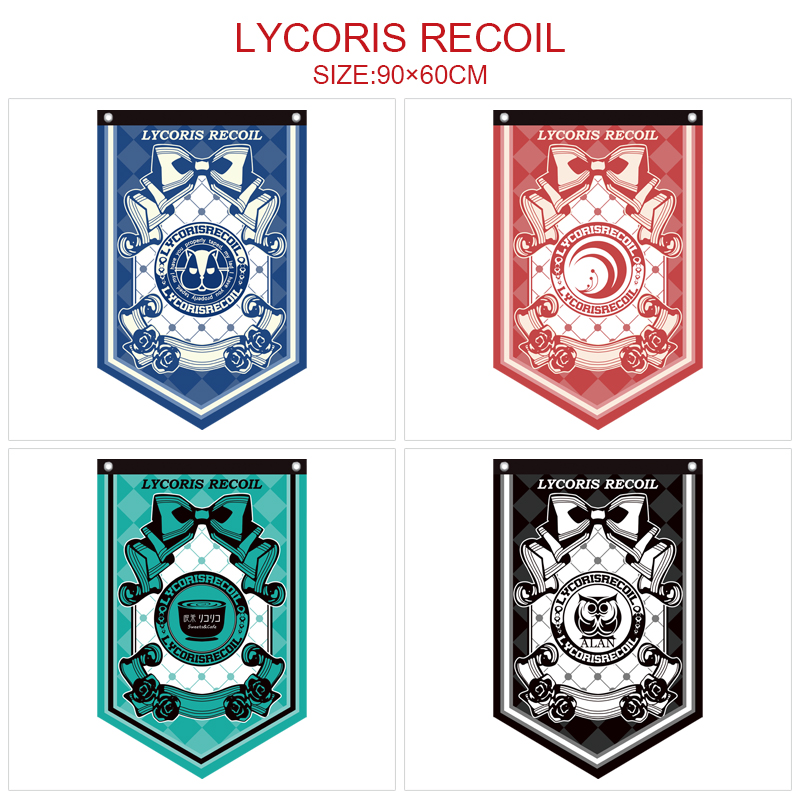 Lycoris Recoil  anime flag 90*60cm