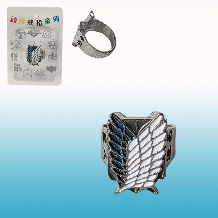 Attack On Titan anime ring
