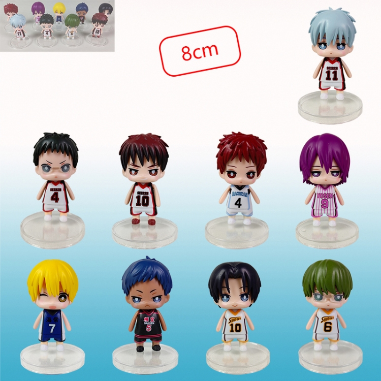 Kuroko no Basketball  anime figure 9 pcs a set