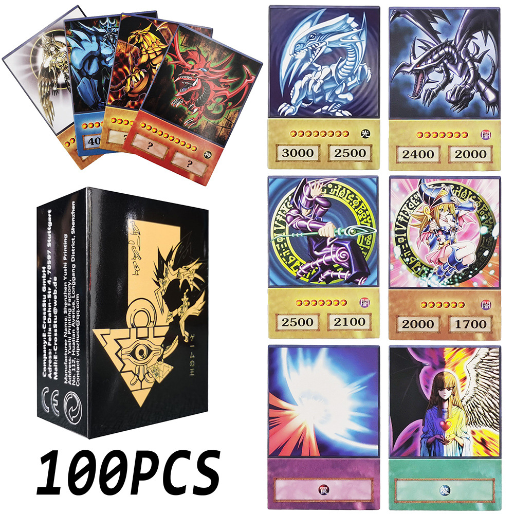 Yu Gi Oh anime DIY card 100 pcs