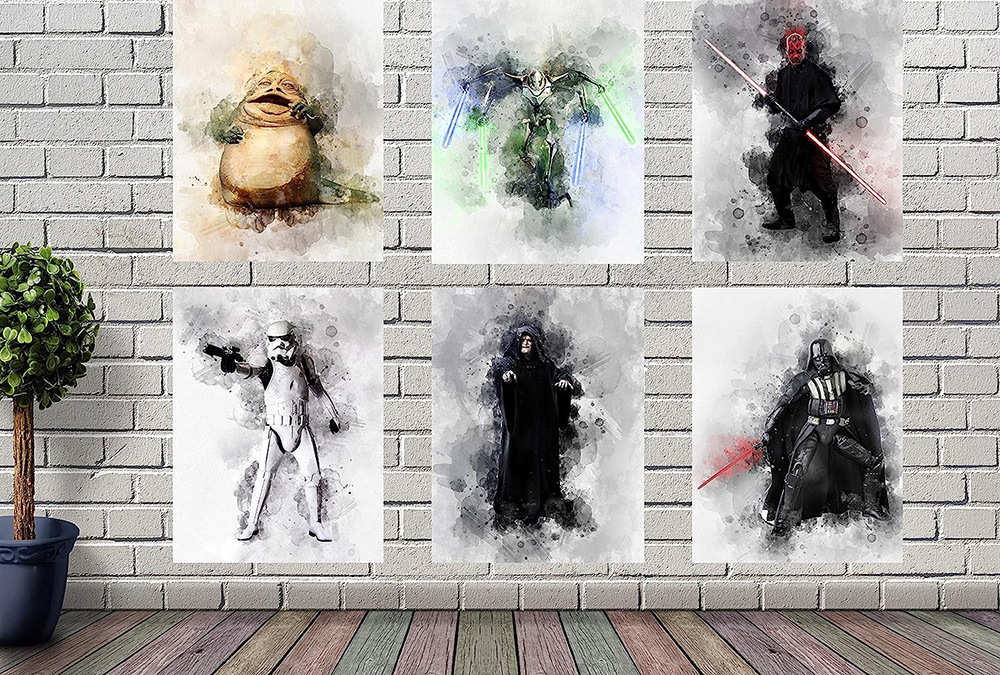 Star Wars anime anime painting 30x40cm(12x16inches)