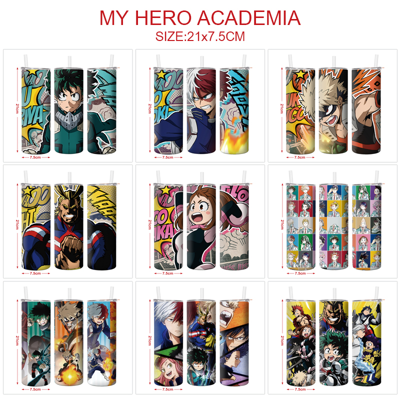 My Hero Academia anime vacuum cup