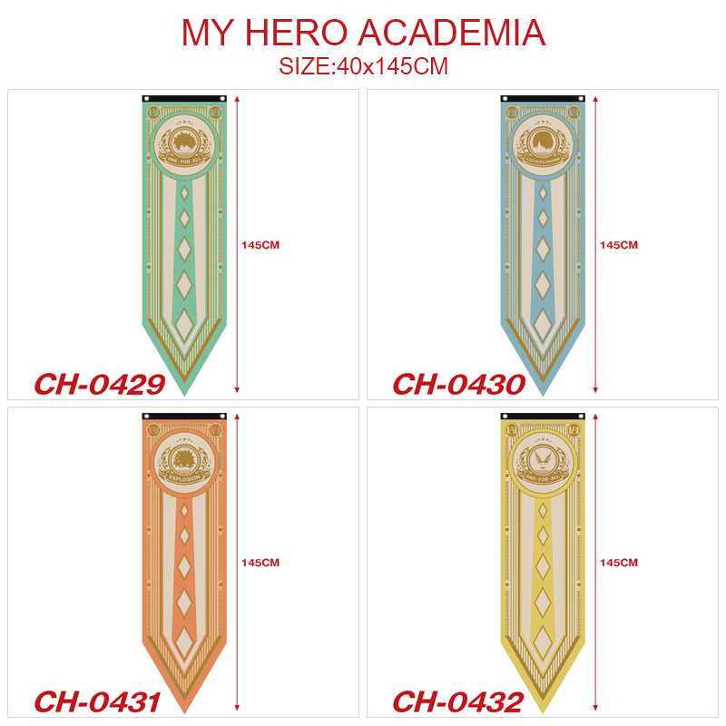 My Hero Academia anime flag 40*145cm
