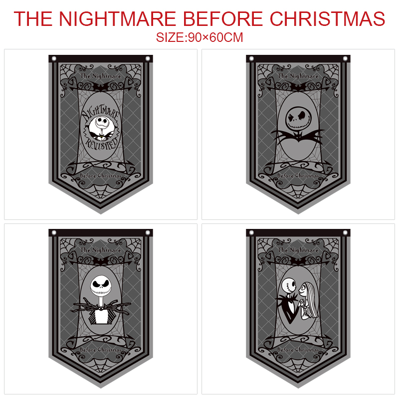 The Nightmare Before Christmas anime flag 90*60cm