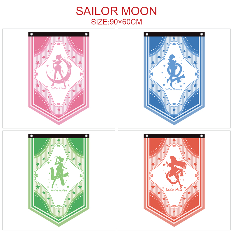 Sailor Moon Crystal anime flag 90*60cm