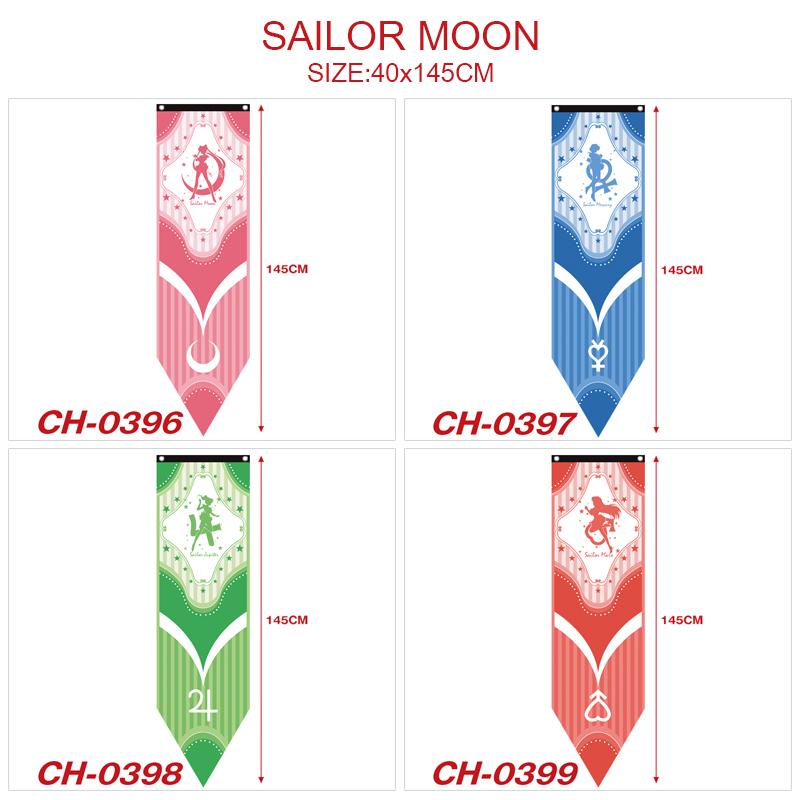 Sailor Moon Crystal anime flag 40*145cm