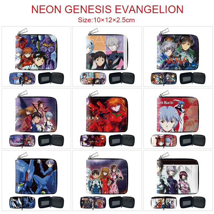 EVA anime wallet 10*12*2.5cm