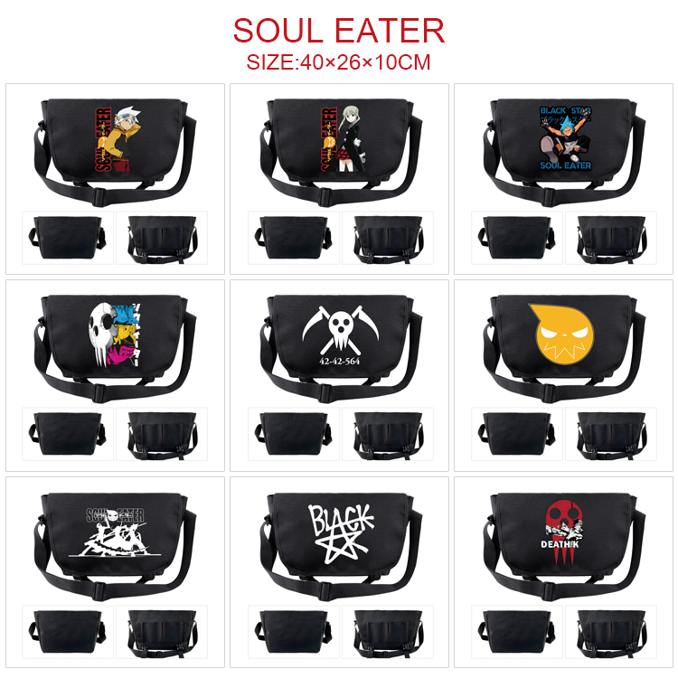 soul eater anime messenger bag 40*26*10cm