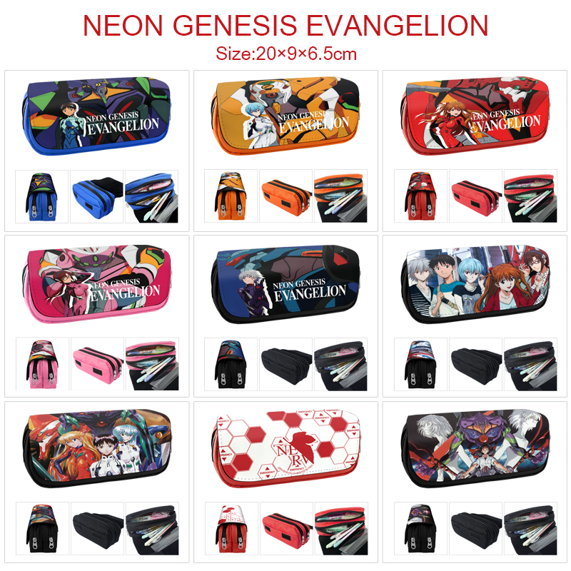 EVA anime pencil bag 20*9*6.5cm