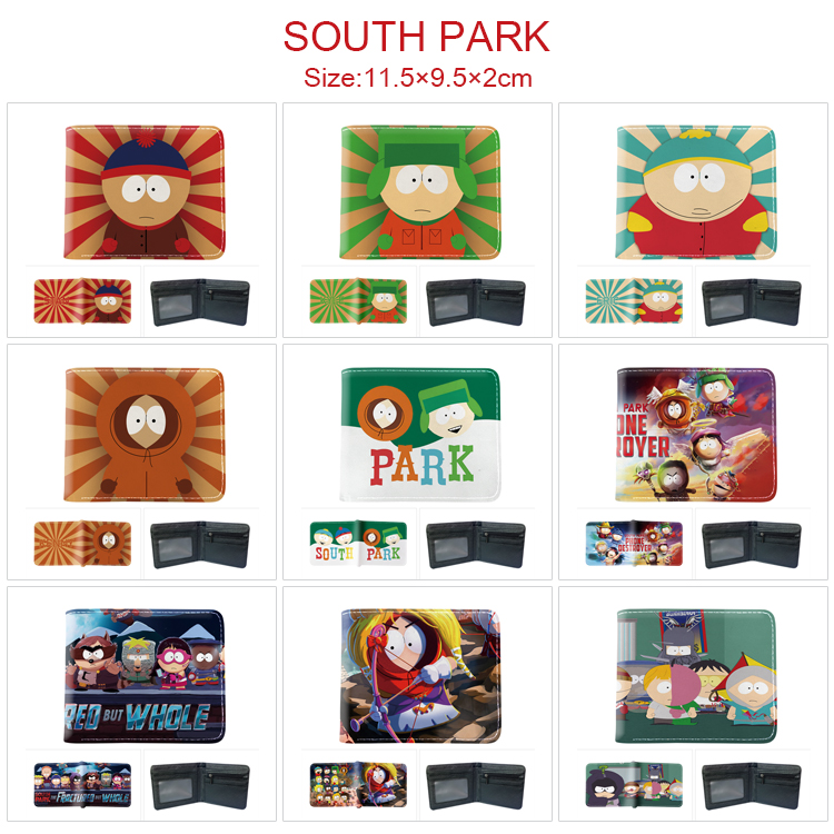 south park anime anime wallet 11.5*9.5*2cm