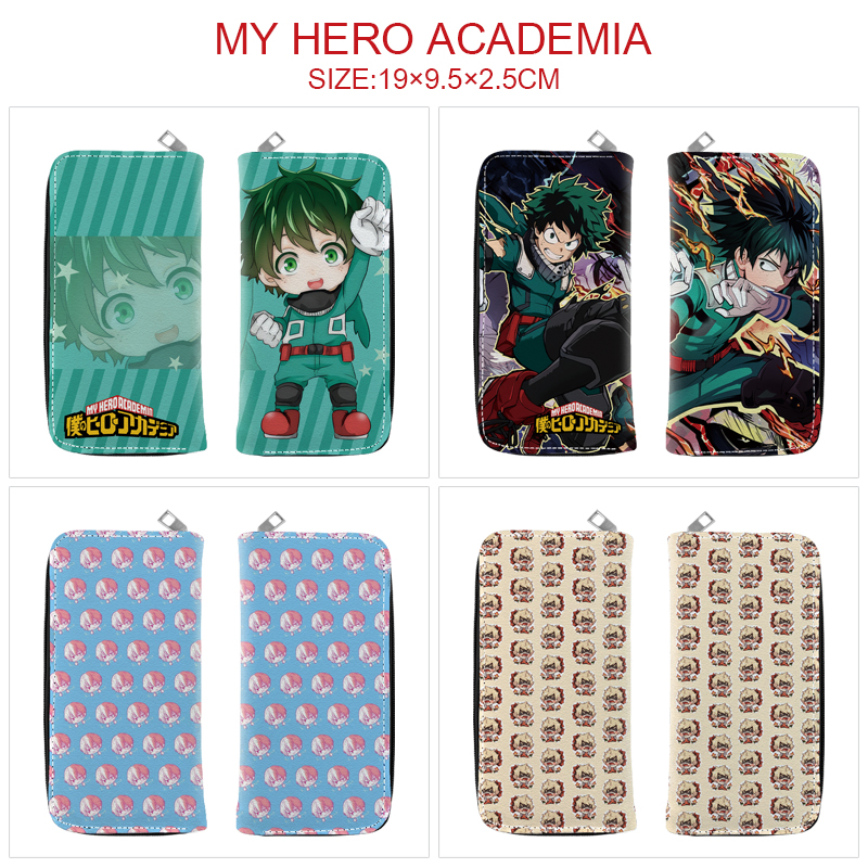 My Hero Academia anime wallet 19*9.5*2.5cm