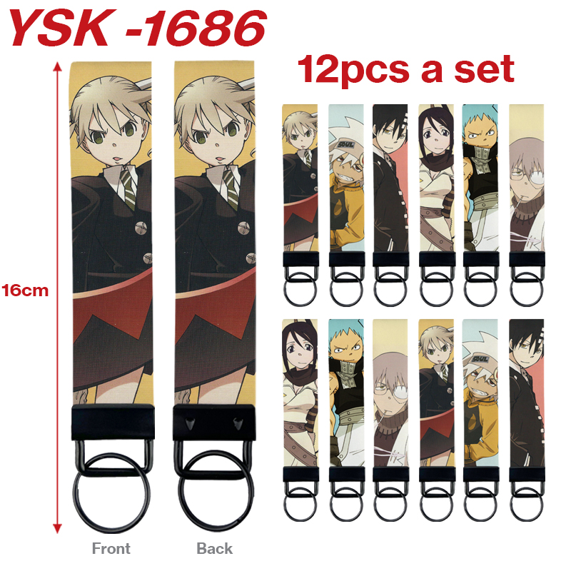 soul eater anime keychain 12 pcs a set