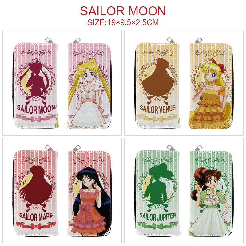 Sailor Moon Crystal anime wallet 19*9.5*2.5cm