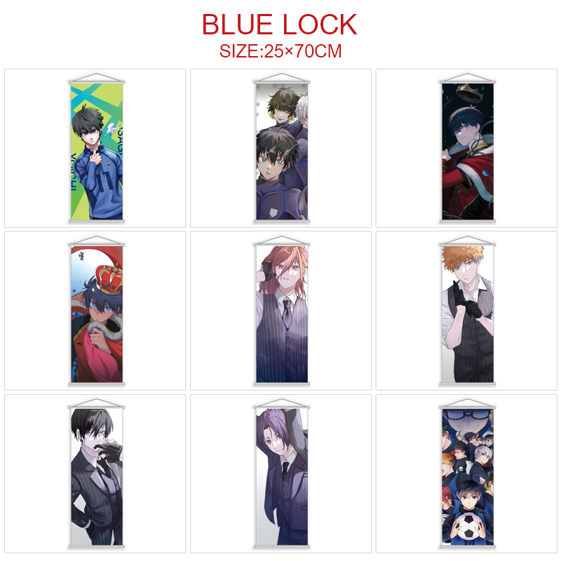 Blue Lock anime wallscroll 25*70cm price for 5 pcs