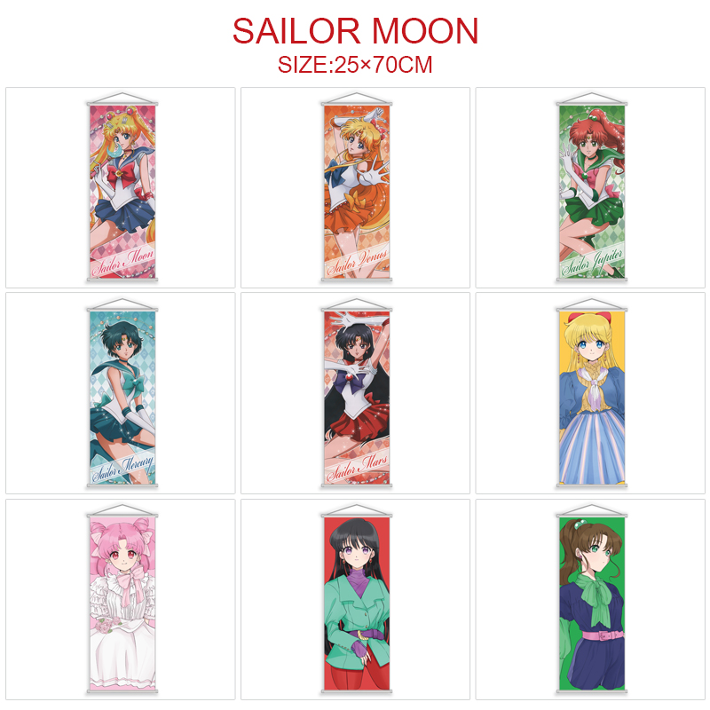 Sailor Moon Crystal anime wallscroll 25*70cm price for 5 pcs