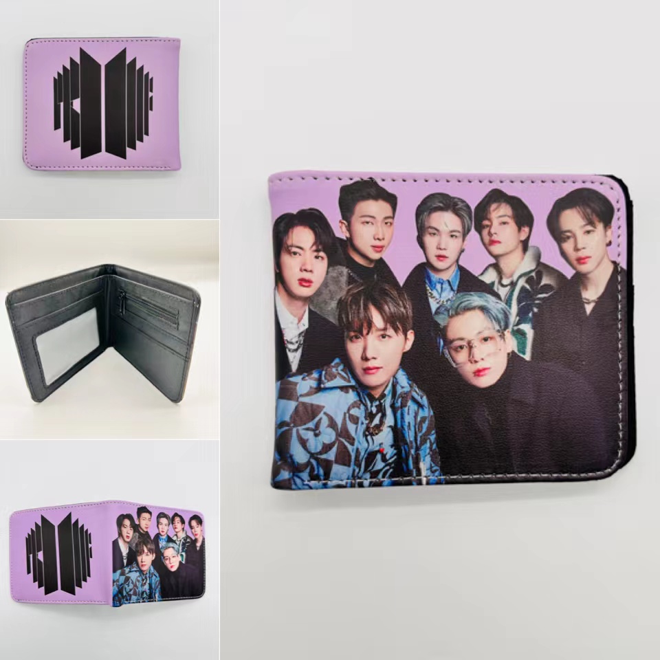 BTS anime wallet