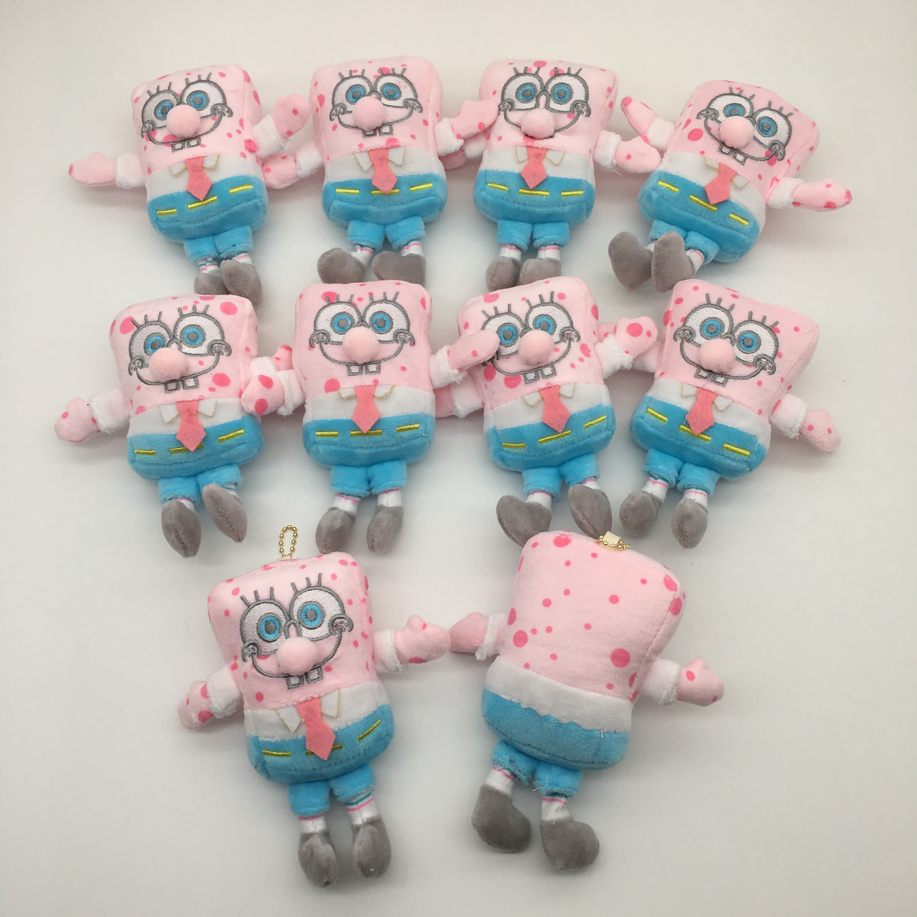 Spongbob anime Plush toy 14cm 10 pcs a set