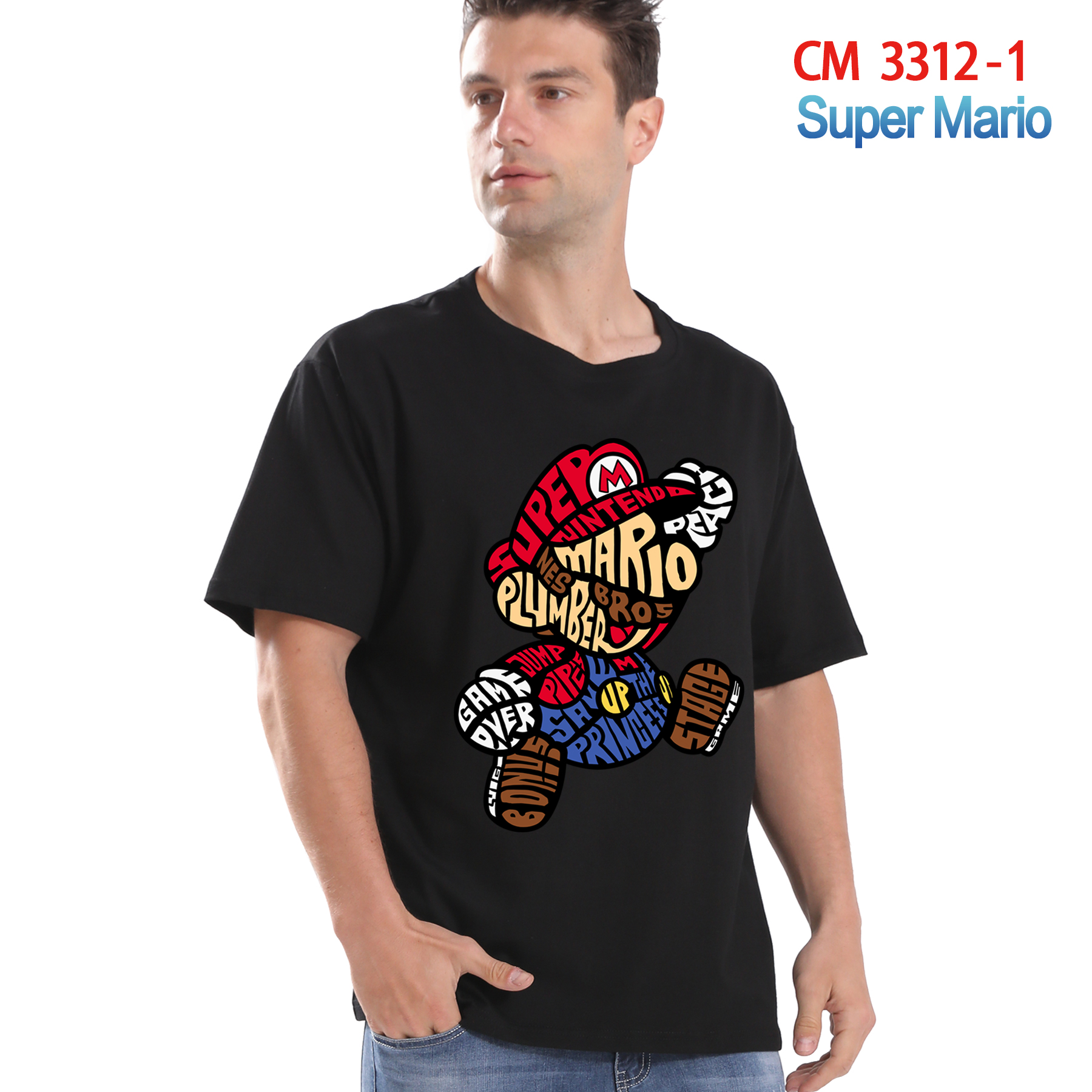 super Mario anime T-shirt